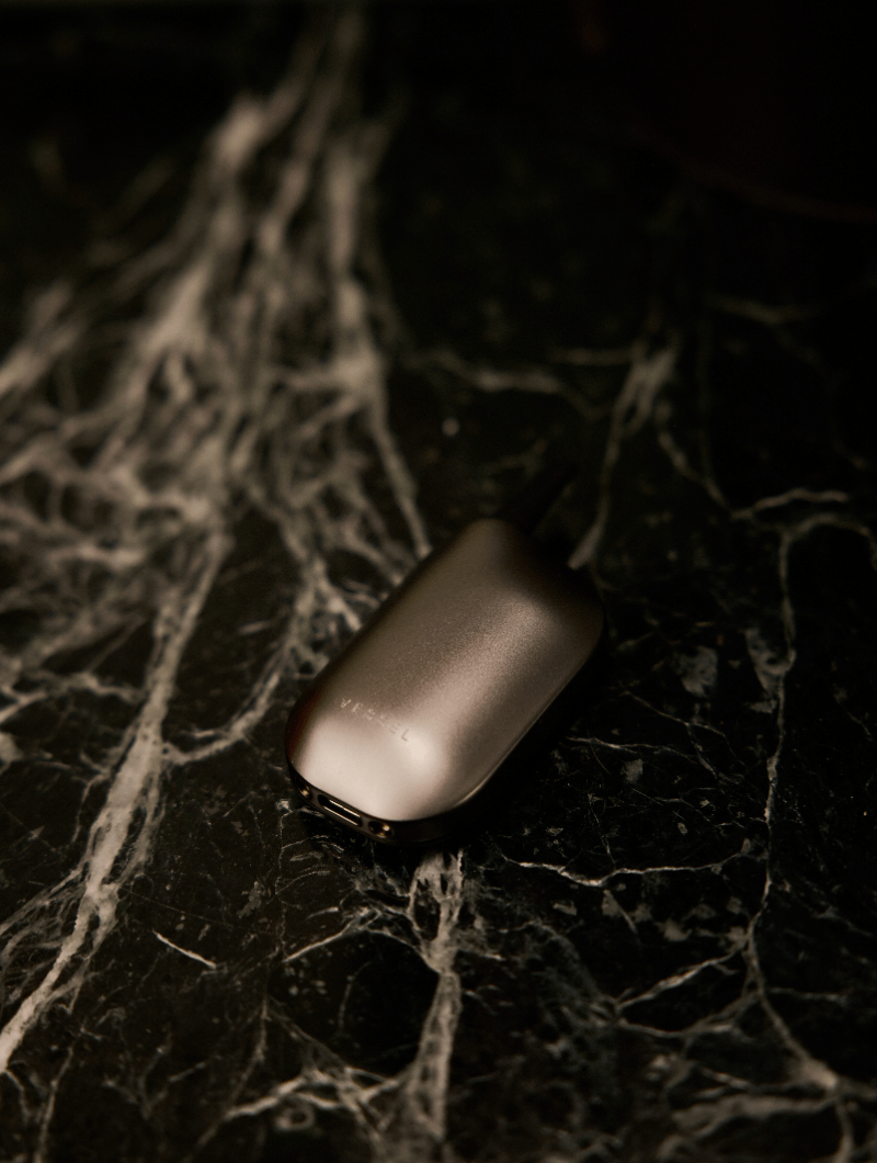 Black and Gunmetal 510 Thread Vape Battery by Vessel Black and Gunmetal 510 Thread Vape Battery by Vessel