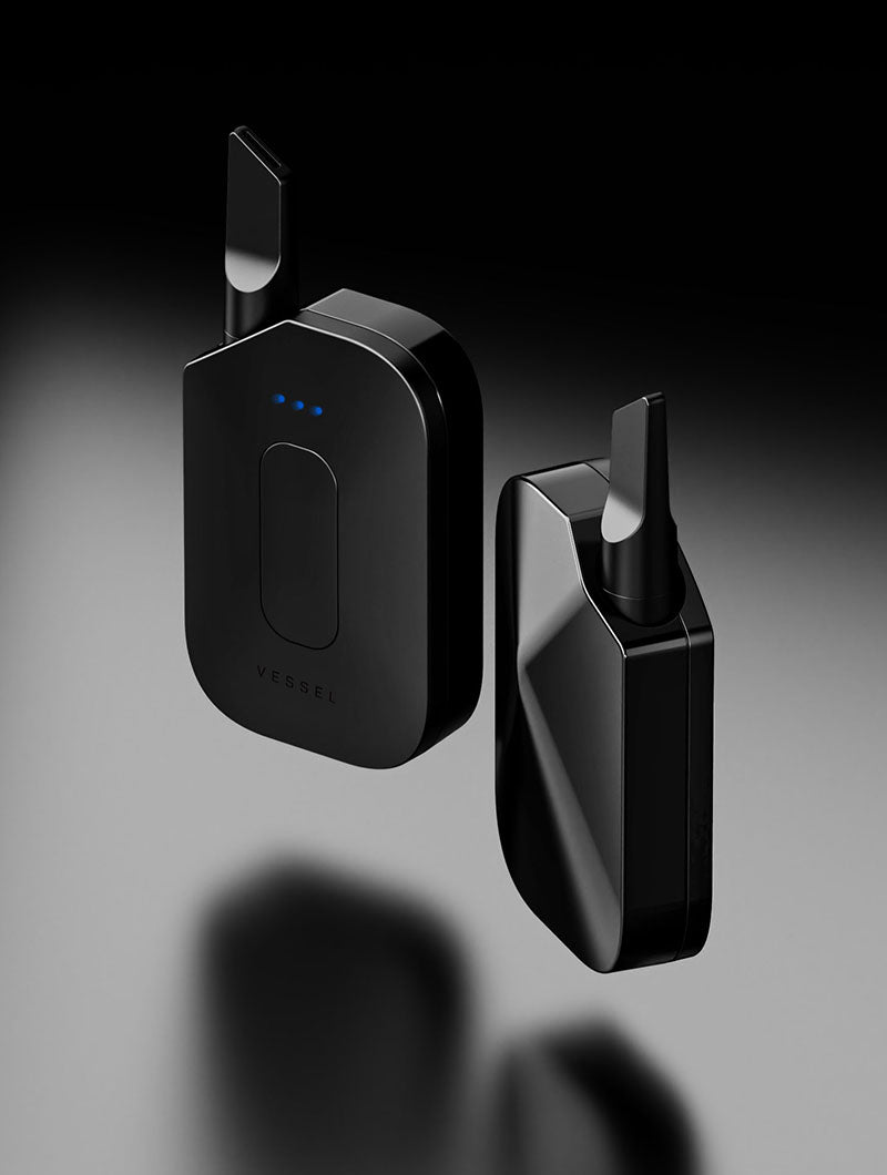 Compass Rise Obsidian 510 Thread Vape Battery by Vessel Compass Rise Obsidian 510 Thread Vape Battery by Vessel