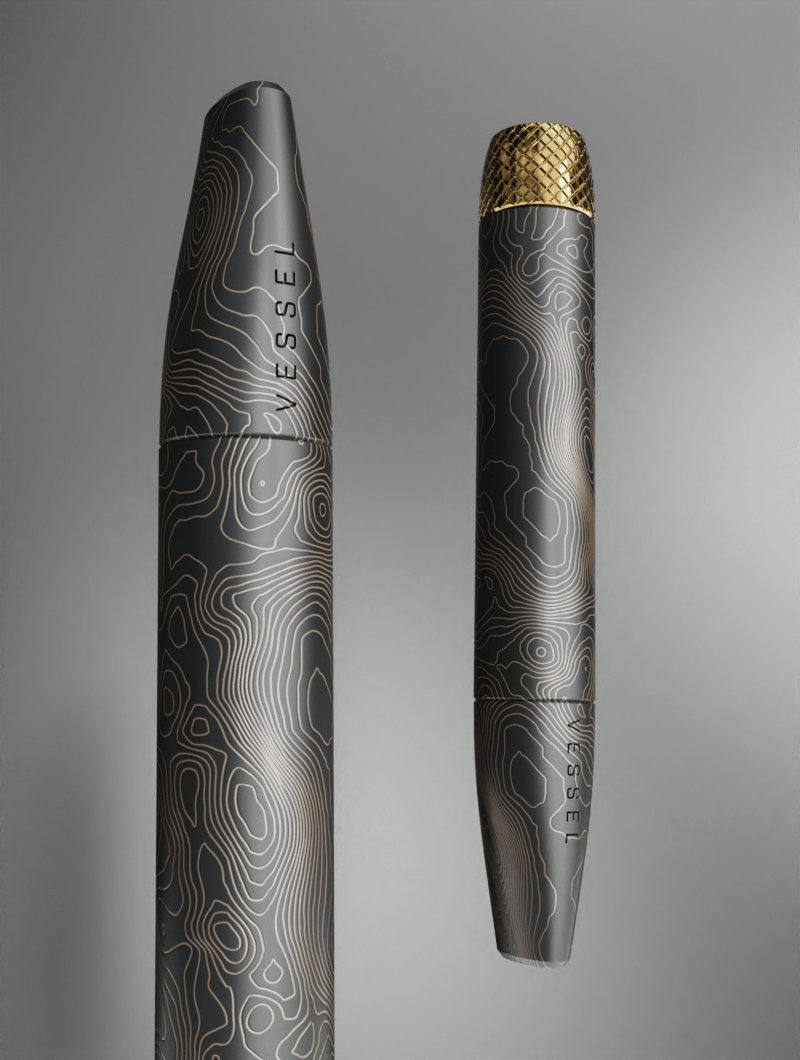 metal cigarette one hitter 2" Designed and executed as only Vessel can Smosi One Hitter - Silver